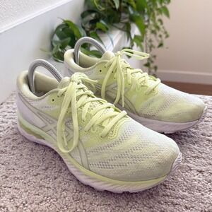 ASICS GEL-Nimbus 23 Running Shoes Women 8.5 Sneakers ILLUMINATE YELLOW